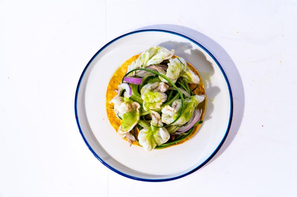 Tostada de Aguachile