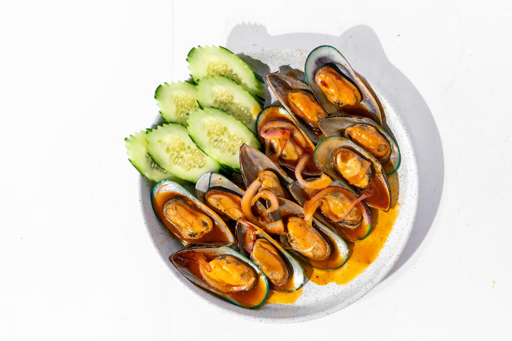 Charola de Mejillones